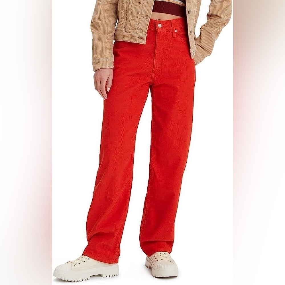NWT Levi’s 94 Baggy Corduroy Jeans in Valiant Poppy sz 27